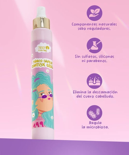 Tónico capilar control grasa